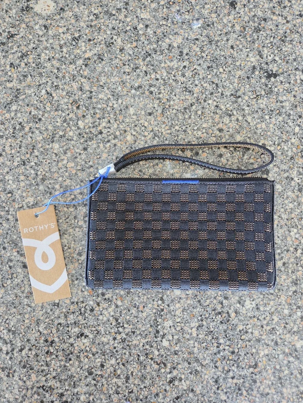 Rothy's The Wallet Wristlet In Night Song Black